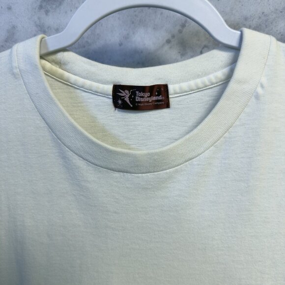 Vintage Tokyo Disneyland T Shirt White Winnie The Pooh Medium 20.5x25.5 - Picture 3 of 13